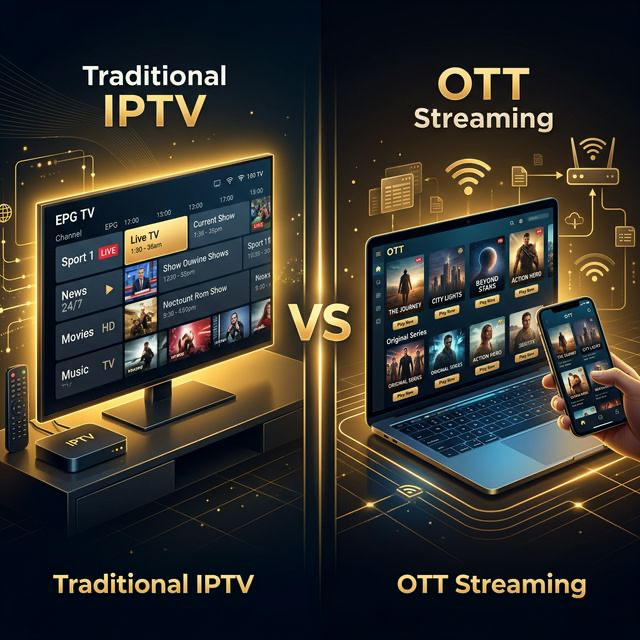 EPG TV schedule guide showing on a smart TV dashboard